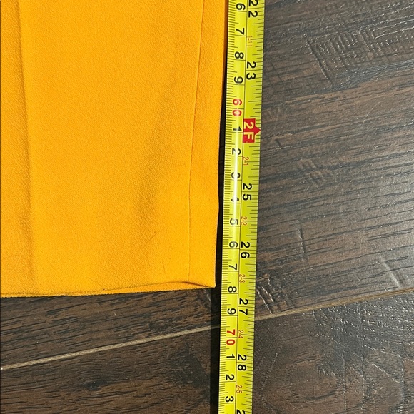 Express High-Waist Pleated Trousers in Bright Orange - Picture 7 of 14